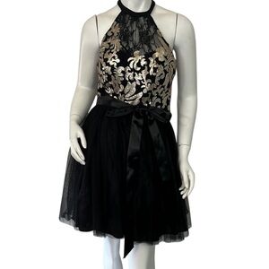 A5- small- NWT black homecoming dress NEW size 3 BLONDIE